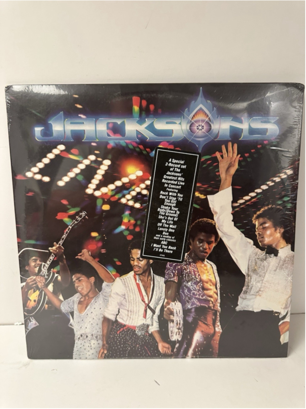The Jacksons Live Sealed 2 LP Vinyl Record Set Hype Sticker Epic 1981 Michael